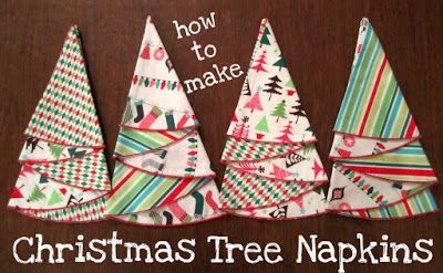 Picking Daisies Modern Quilting, Sewing, Fabric Napkins: Christmas Tree Napkin Tutorial Modern Christmas Quilt, Folded Napkins, Napkin Ideas, Christmas Tree Napkin, Circle Ideas, Tree Napkin, Napkin Folds, Christmas Tree Napkins, Christmas Sewing Projects