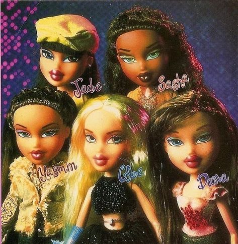 Bratz (@bratz) posted on Instagram: “Who else misses Friday night group shots? 📟 tag the members in your Bratz Pack 💿 #bratz” • Aug 8, 2020 at 2:51am UTC Bratz Doll Halloween Costume, Girl Boss Office Decor, Bratz Halloween Costume, Girl Boss Office, Black Bratz Doll, Bratz Doll Outfits, Brat Doll, Doll Halloween Costume, Bratz Girls