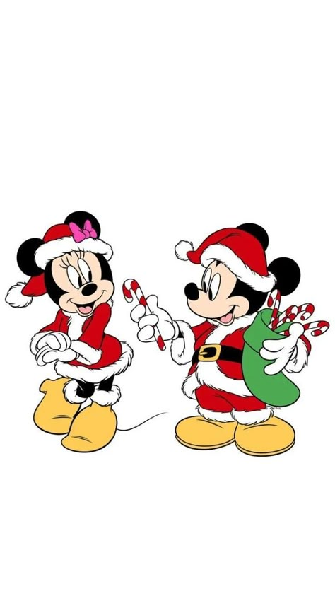 Disney Characters Christmas, Disney Xmas, Disneyland Christmas, Christmas Cutouts, Disney Free, Minnie Y Mickey Mouse, Mickey Mouse Pictures, Minnie Mouse Christmas, Mouse Crafts