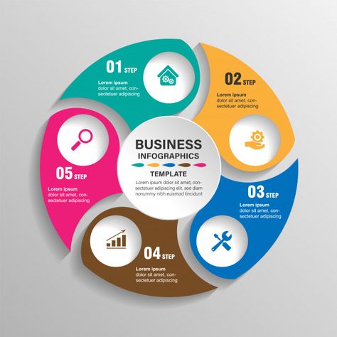 Infographics template 6 options with circle. data and information visualization. | Premium Vector #Freepik #vector #infographic #banner #brochure #business Infographics Template, Circle Infographic, Ambassador Program, Business Infographics, Powerpoint Slide Designs, Information Visualization, Infographic Powerpoint, Liv Pure, Data Visualization Design