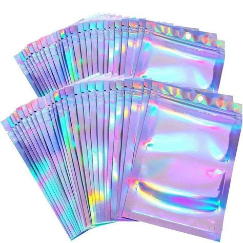 Party Favor Food, Holographic Color, Holographic Bag, Packaging Ideas Business, Small Business Packaging Ideas, Small Business Packaging, Small Business Ideas, Party Favor Bags, Storage Pouch