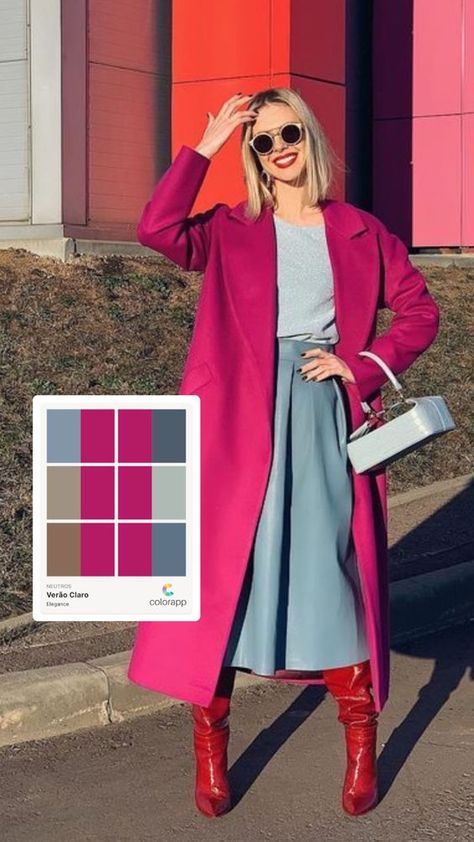 Pantone Color of the Year 2023: Viva Magenta | Fashion Blogger From Houston Texas | My Red Glasses by Roz Pactor Outfits With Salmon Pants, Magenta Color Combinations Outfit, Magenta Outfit Ideas, Magenta Color Combinations, Magenta Outfit, Purple Outfit Ideas, Colour Combinations Fashion, Color Combos Outfit, Pantone Color Of The Year