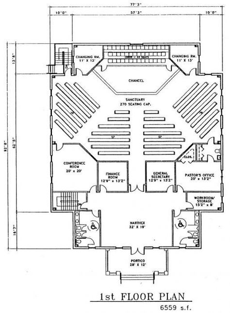 Small Church Building Plans | Joy Studio Design Gallery - Best Design Auditorium Plan, Church Building Plans, Church Design Architecture, Church Building Design, Auditorium Design, Church Interior Design, Modern Church, Church Stage Design, Church Interior