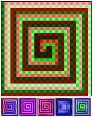 Spiral Pyramid Quilt Pattern RMT-0015e Pyramid Quilt, Spiral Quilt, Maze Quilt, Crazy Quilt Templates, Bargello Quilts, Crazy Quilt Blocks, Quilts Patterns, Quilting Board, Colors Shades