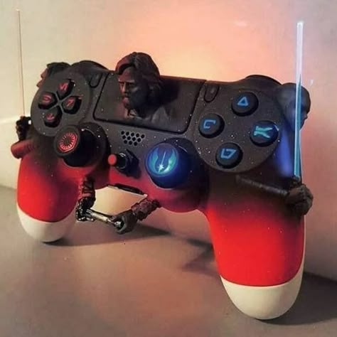 Unique and Cool Items That are More Want than Need (31 Pics) - Ftw Gallery Cool Ps4 Controllers, Control Ps4, Ps4 Controller Skin, Ps4 Controller Custom, Playstation Controller, Video Game Room Design, Best Gaming Wallpapers, Video Game Rooms, Sick Designs