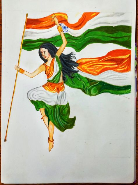 Easy independence day drawing  - YouTube 23 January Netaji Birthday Drawing, Mera Bharat Mahan Drawing, Independence Day Theme Drawing, Independence Day Drawing Pencil, Patriotic Drawings India, Bharat Mata Drawing, Independence Day Sketch, Republic Day Drawing Ideas, Independence Day Drawing Competition