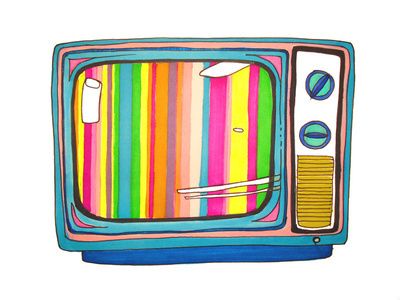 ♥ Old School Tv, Tv Drawing, Transparent Pictures, Tv Illustration, Tumblr Transparents, Pretty Icons, School Tv, Podcast Logo, Interior Illustration