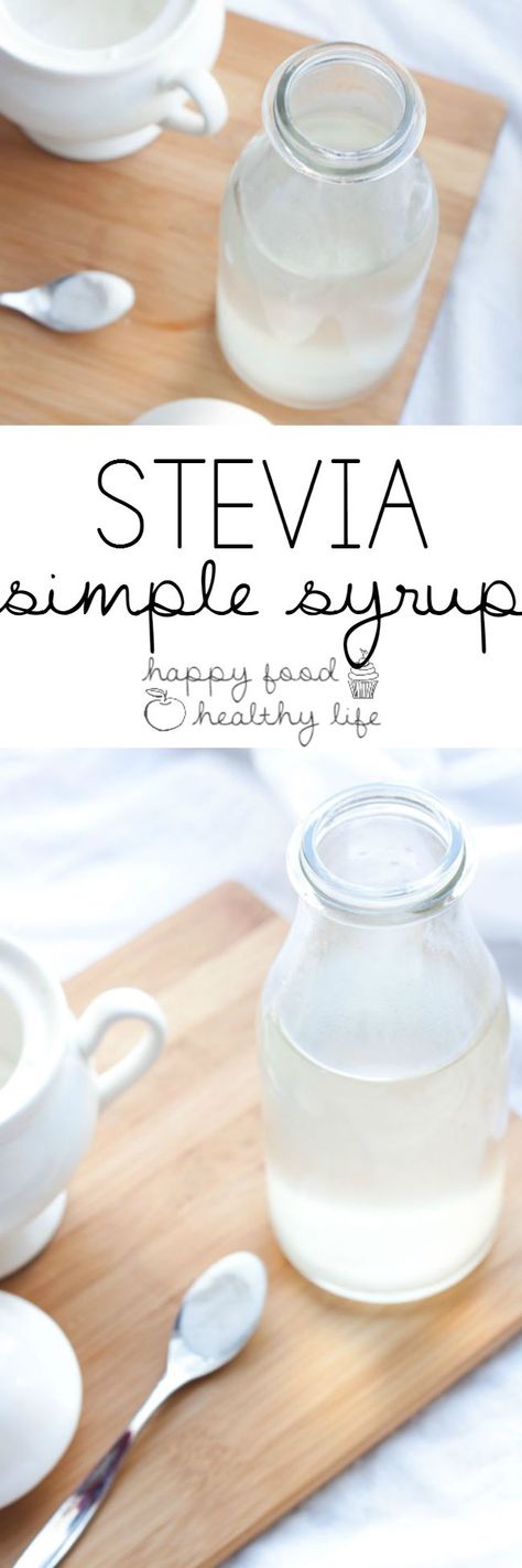 Stevia Simple Syrup, Growing Stevia, Homemade Syrups, Stevia Recipes, Low Carb Cocktails, Sugar Recipes, Low Carb Drinks, Keto Sweets, Soda Stream