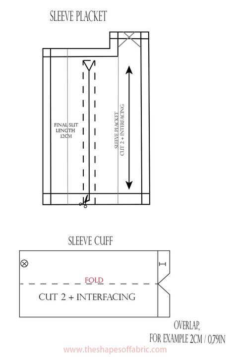 The Making of a Shirt -starting from the pattern - The Shapes of Fabric