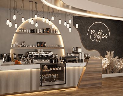 Black Coffee Shop Design, Cafe Theme Ideas, Coffee Shop Concept, Cafe Interior Design Concept, Bakery Display Case, Bakery Design Interior, Hotel Lobby Design, Coffee Shop Interior Design, Bakery Display