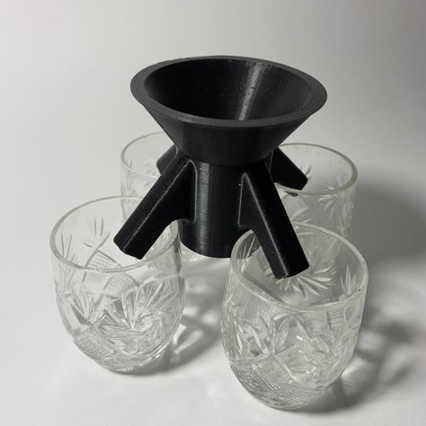 Excited to share the latest addition to my #etsy shop: 4-way SHOTS dispenser / Party / 3D printed / Liquor dispenser https://etsy.me/34BrLYr #dispenser #shot #shots #party #gift #3d #printed #black #way 3d Printed Products To Sell, 3d Print Camping, Useful 3d Printing Projects, Functional 3d Prints, 3d Printing Ideas Projects, 3d Printing Ideas Creative, 3d Printer Projects Ideas, Cute 3d Printing Ideas, Cool 3d Printing Ideas