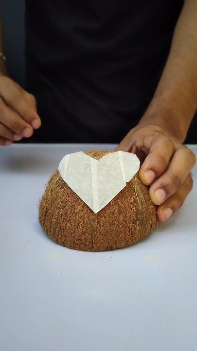 Diy Coconut Shell Crafts Ideas, Coconut Shell Crafts Unique, How To Cut Coconut, Coconut Shell Crafts Diy, Coconut Shell Art, Coconut Design, Coconut Decoration, Shell Diy, Coconut Shell Crafts