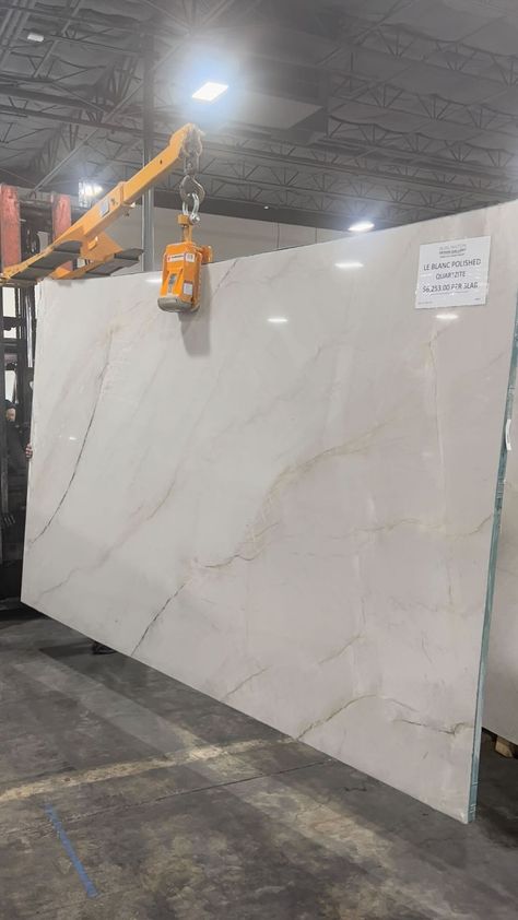 burlingtondesigngallery on Instagram: Le Blanc Quartzite . The slabs showcase light and bright background with minimal gold veins. It’s suitable for kitchens or bathrooms. We… Bianca Superior Quartzite Countertops, Le Blanc Quartzite, Quartz With Gold Veining, Kitchen Countertops With White Cabinets, Kitchen Island Posts, Countertops With White Cabinets, Quartzite Countertops Kitchen, White Cabinets Kitchen, White Quartzite Countertops