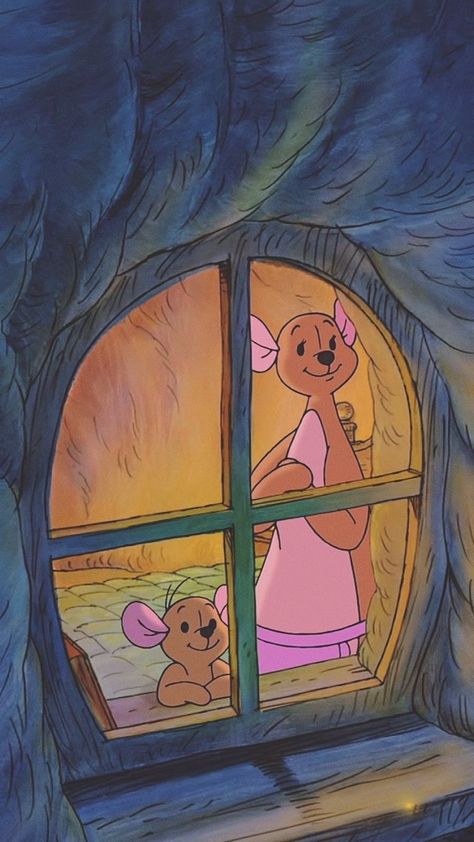 Kanga Winnie The Pooh Aesthetic, Cozy Cartoon Aesthetic, Avery Core, Pixar Wallpaper, Comfort Aesthetic, Pooh Pictures, Wallpaper Music, Images Disney, Pixar Characters