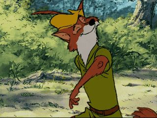 Robin Hood Cartoon, Hood Character, Robin Hood 1973, Robin Hood Costume, Fox Ears And Tail, Robin Hoods, Characters Disney, Robin Hood Disney, Circus Characters