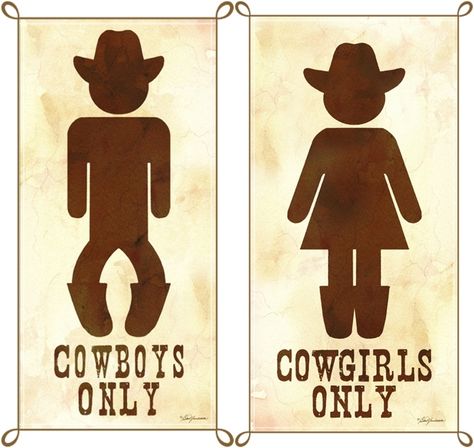 Bathroom Signs. Wild West Theme Decorations, Cowboy Western Decor, Western Decorations Cowboy Theme, Western Themed Decor, Western Themed Vbs, Vaquero Party Decorations, Wild Wild West Decorations, Cowboy Party Decorations Western Decor, Vbs Western Theme Ideas