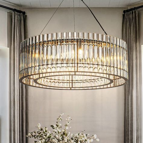 Contemporary Dining Room Chandelier, Modern Black Chandeliers, Entryway Chandelier, Foyer Living Room, Foyer Chandelier, Black Dining Room, Dining Room Light Fixtures, Elegant Chandeliers, Room Chandelier