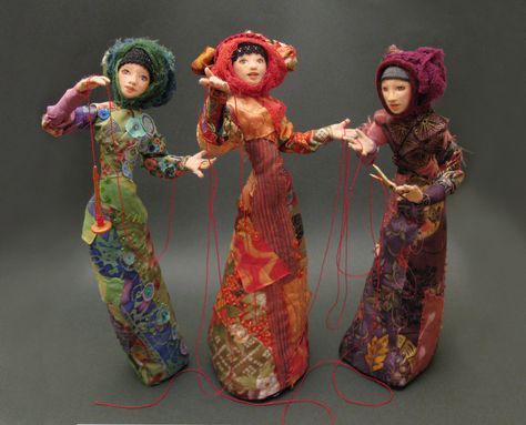 Spirit Healing, Uncanny Valley, Healing Art, Art Dolls Cloth, Spirit Dolls, Red Thread, Thread Art, Cloth Dolls, Artist Doll