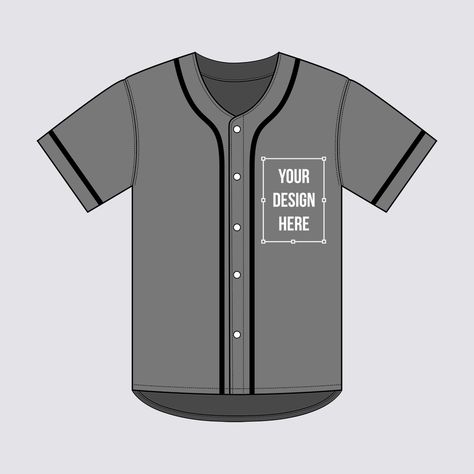 Baseball Jersey – Tech - Mock It Jersey Mockup, Jersey Baseball, Tech Pack, Baseball Jersey, Baseball Jerseys, Athletic Wear, Mock Up, Breathable Fabric, Mockup