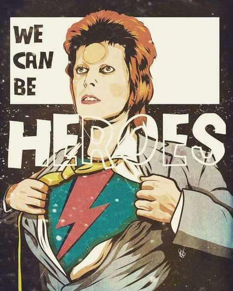 Bowie Heroes, David Bowie Art, Bowie Art, Space Oddity, Major Tom, Ziggy Stardust, Greatest Songs, Super Ideas, Classic Rock