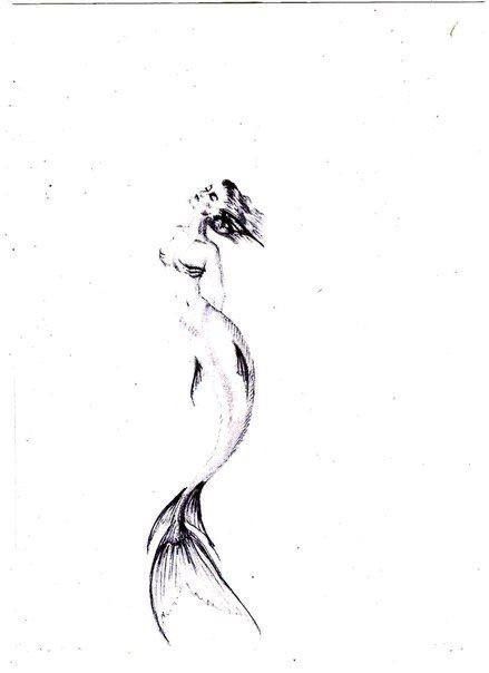 Mermaid Swimming Up Tattoo, Simplistic Mermaid Tattoo, Beautiful Mermaid Tattoo, Born With Horns Tattoo, Siren Tattoo Ideas, Tattoos Mermaid, Mode Poses, Siren Tattoo, Mermaid Tattoo