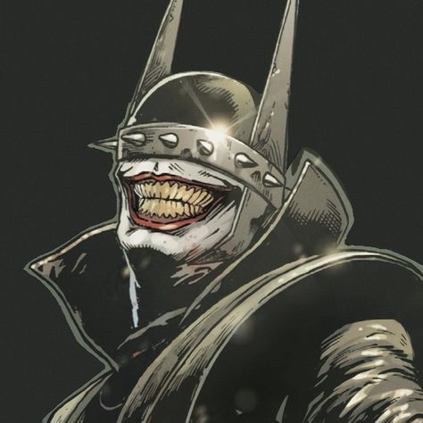 Evil Batman Wallpaper, The Bat Man Who Laughs, Batman Who Laughs Comic Art, Batman Who Laughs Aesthetic, Batman That Laughs, Bat Man Who Laughs, Batman Que Ri Icon, The Batman Who Laughs Comic, Batman Who Laughs Pfp