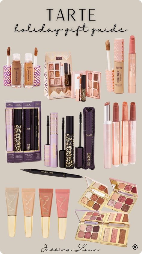 The Tarte Cosmetics Holiday gift guides are here! Tarte cosmetics, makeup, makeup gift sets, shape tape, maricuja juicy lips, glow tape, mascara, Amazonian clay set, eyeshadow palettes Follow me in the @LTK shopping app to shop this post and get my exclusive app-only-content! #liketkit #LTKGiftGuide #LTKHoliday #LTKbeauty @shop.ltk https://liketk.it/4lCh9 Glow Tape, Tarte Eyeshadow Palette, Tarte Lip, Makeup Bag Essentials, Clay Set, Makeup Gift Sets, Eye Lift, Shape Tape, Tarte Cosmetics