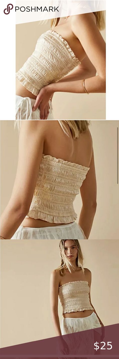 Intimately Free People Tube Top Smock Be Right Back Sleeveless Dresses, Smocking, Smocked Tube Top, Be Right Back, Tube Top, Free People Tops, Free People, Outfit Inspo, Plus Fashion