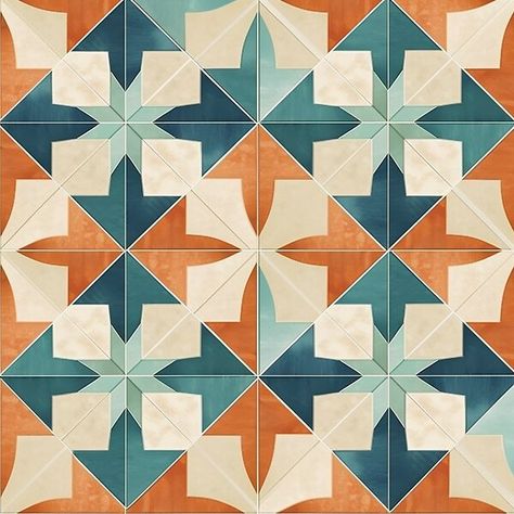 "Marrakesh Blue & Orange Star Moroccan Tile" - A collection that embraces the vibrant spirit of Marrakesh with bold blue and orange star-patterned Moroccan tiles. Marseille, Orange And Blue Tile, Moroccan Ceramic Tile, Moroccan Tiles Pattern Marrakech Morocco, Moroccan Tiles Texture, Moraccan Tile, Moroccan Tile Backsplash, Morocco Tiles, Morocco Pattern