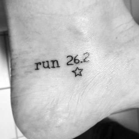 Marathon tattoo London Marathon Tattoo, Marathon Tattoo Ideas For Women, Runners Tattoo, Marathon Tattoo Ideas, Marathon Tattoo, Runner Tattoo, Running Tattoo, Tattoos To Cover Scars, Nyc Marathon