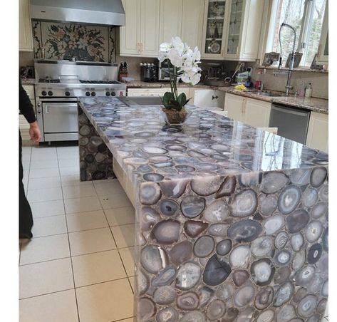 Console Table Kitchen, Quartz Coffee Table, Quartz Table Top, Agate Countertop, Quartz Table, Countertop Table, Countertop Slabs, Stone Table Top, Octagon Table