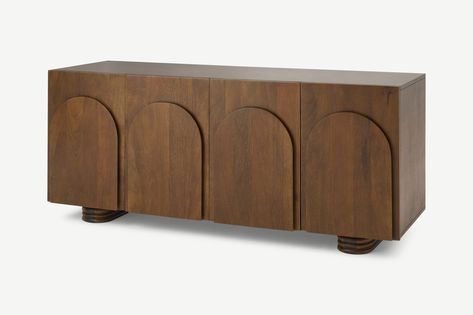 Kalaspel Wide Sideboard, Dark Mango Wood | MADE.com Study Room Furniture, Kids Bedside Table, 6 Seater Dining Table, Kitchen Modular, Wide Sideboard, Folding Dining Table, Wall Shelf Decor, Side Board, Solid Wood Sideboard