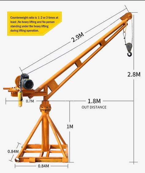 mini crane Crane Mobile, Crane Lift, Machining Metal Projects, Crane Machine, Metal Fabrication Tools, Metal Bending Tools, Fabrication Tools, Welding And Fabrication, Metal Working Projects