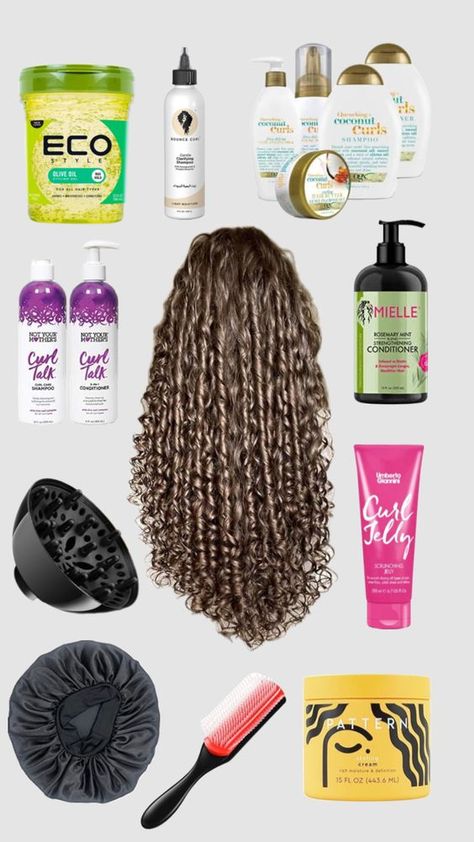 Curly Hair Advice, Healthy Curly Hair, Quick Curly Hairstyles, Natural Hair Care Routine, Healthy Hair Routine, Curly Hair Care Routine, Mixed Curly Hair, Hair Curling Tips, Hair Tint