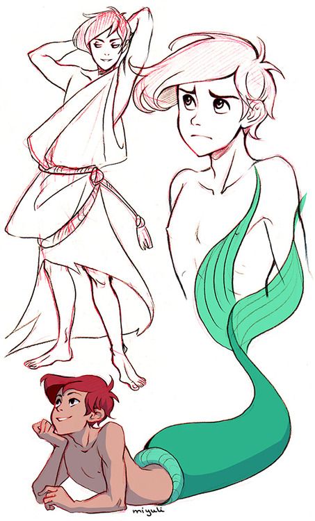 Genderbending Disney by Miyuli - ariel Disney Gender Swap, Gender Bent Disney, Disney Gender Bender, Princesas Disney Anime, Drawing Hands, Pinturas Disney, Ariel The Little Mermaid, Disney Funny, Disney Fan Art