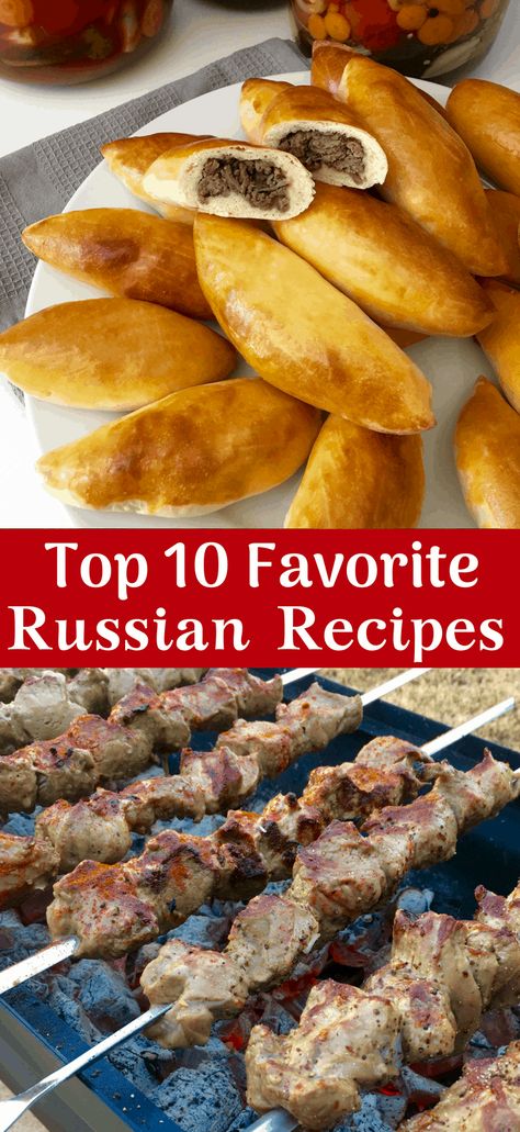 Top 10 Russian Recipes from World Cup - Peter's Food Adventures Russia Food, Russian Dishes, Russian Desserts, Eastern European Recipes, From Russia With Love, Tandoori Masala, Foreign Food, Ukrainian Recipes, European Cuisine