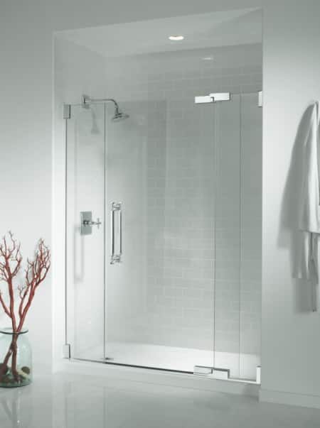 Frameless Glass Shower Enclosure, Bathroom Remodel Small Budget, Clean Shower Doors, Bathroom Shower Doors, Glass Shower Doors Frameless, Frameless Shower Enclosures, Glass Shower Enclosures, Tub Shower Doors, Frameless Shower Doors