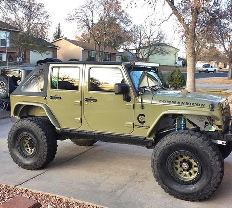 Jeep Wrangler Green Jeep Wrangler, Jeep Sahara, Jeep Wrangler Lifted, Green Jeep, Jeep Photos, Jeep Mods, Lifted Jeep, Jeep Jeep, Jeep Jl