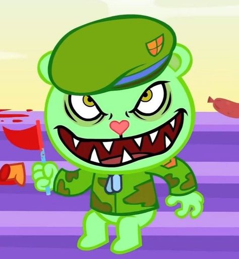 Happy Tree Friends Flippy, Creepy Guy, Scene Core, Happy Tree, Silly Faces, Three Friends, Happy Tree Friends, Puff And Pass, Forest Friends