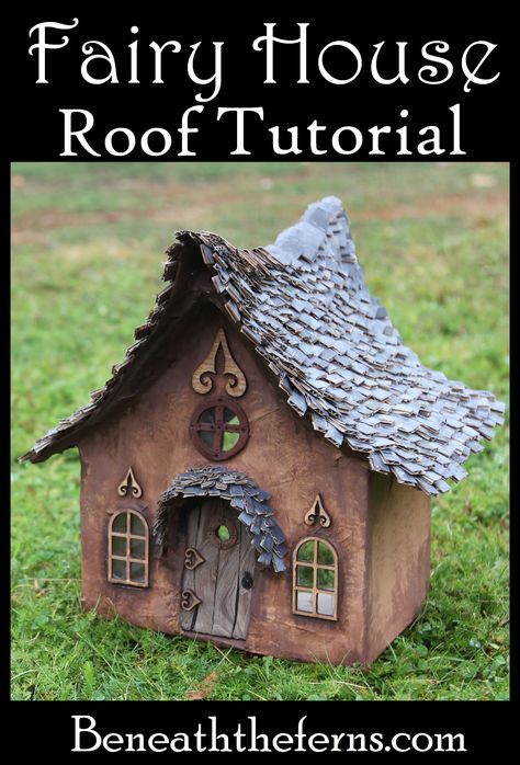 Make A Fairy House, Make A Fairy, Fairy House Crafts, Fairy Tree Houses, Fairy Village, Fairy House Diy, Fairy Garden Crafts, Fairy Garden Designs, Faeries Gardens