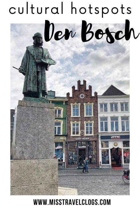 Located at 1 hour away from Amsterdam, Den Bosch is a real must-visit city in the Netherlands! Known as the Southern City of Culture, Den Bosch offers plenty of cultural hotspots and cool things to do. However, Den Bosch is also a great shopping destination and famous for its food scene.  #denbosch #thenetherlands #netherlandstravel #daytripfromamsterdam #hollanddaytrips #shertogenbosch #denboschhotspots Europe Trip Planning, Day Trips From Amsterdam, Europe Travel Photos, Europe Bucket List, Cool Things To Do, Southern Cities, Europe Trip Itinerary, Netherlands Travel, Den Bosch