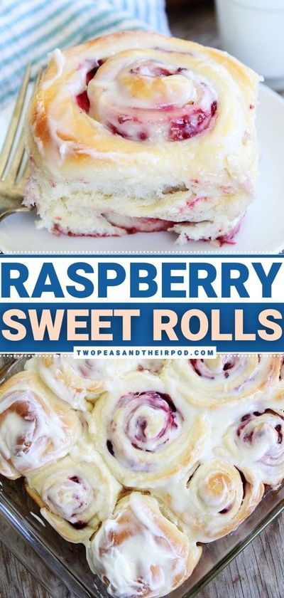 Sweet Yeast Rolls, Easy Christmas Morning Breakfast, Raspberry Sweet Rolls, Raspberry Recipe, Sweet Roll Recipe, Christmas Morning Breakfast, Raspberry Recipes, Yeast Rolls, Breakfast Sweets