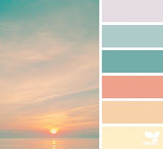 #colorpalettes #pastel #sunset #branding #webdesign Seeds Color, Sunrise Colors, Color Schemes Colour Palettes, Living Room Color Schemes, Room Color Schemes, Design Seeds, Color Palette Design, Color Harmony, Blog Design