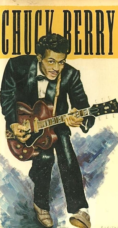 Chuck Berry Aesthetic, Leyendecker Study, Zeppelin Art, Music Land, 50s Rock And Roll, Rockabilly Music, Amon Amarth, Jazz Poster, Arte Punk