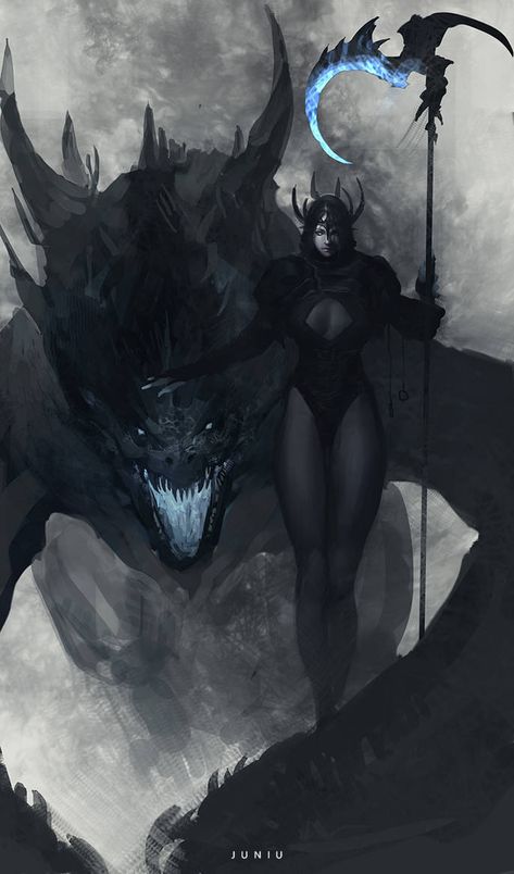 Dark Creatures, 다크 판타지, Demon Art, Fantasy Monster, Mother Of Dragons, High Fantasy, Monster Art, A Dragon, 영감을 주는 캐릭터