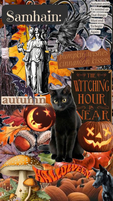 Samhain Wallpaper, Samhain Aesthetic, Samhain Halloween, Elemental Magic, Baby Witch, In Aesthetic, Creative Journal, Samhain, Fall Vibes