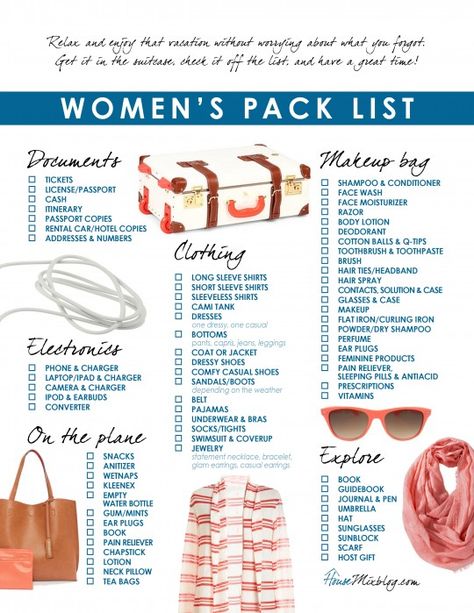 Honeymoon Packing List, Honeymoon Packing, Travel Packing Checklist, Packing Checklist, Packing For A Cruise, Vacation Packing, Voyage Europe, Travel Checklist, Packing List For Travel