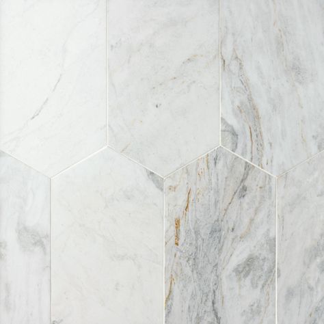 Inspiration Catalogs - Floor & Decor Spring Catalog 2022 - Maravilla | Bianco Orion Oblong Marble Tile, 12 x 24, White, 0.375 Thick - Floor & Decor Bianco Orion, Neutral Tile, Parts Of Stairs, White Marble Tiles, Marble Tile, Marble Tiles, Tile Installation, Marble Mosaic, Marble Colors