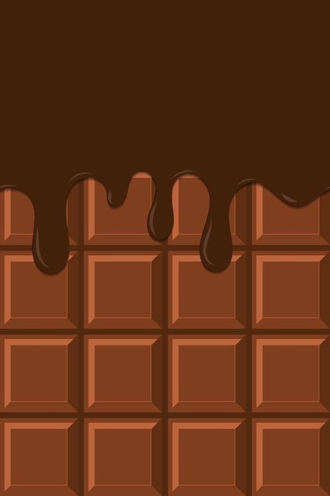 Bright food card. Chocolate and choco glaze. Chocolate pattern. Chocolate glaze pattern. Inscription chocolate dripping glaze. Vector illustration Chocolate Illustration Cute, Chocolate Wallpaper Cute, Wallpaper Chocolate, Chocolate Vector, Chocolate Dripping, Chocolate Illustration, Chocolate Wallpaper, Chocolate Dress, Chocolate Drip