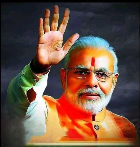 Modi Oil Poster Modi Ji Photo, Modi Ji Ka Photo, Modiji Images New, Modi Photo, Independence Day Images Download, Potrait Painting, Modi Ji, Independence Day Images, Birthday Banner Background